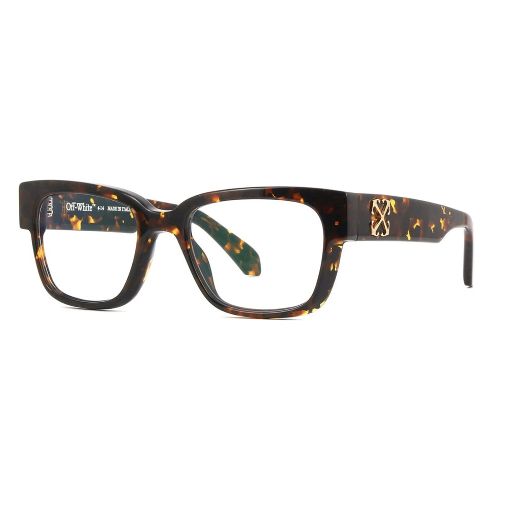 NWT Off-White Style 59 Havana Square 52mm Eyeglasses